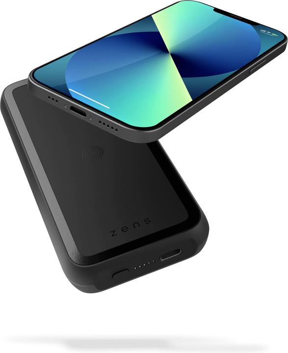Actual product image Zens Powerbank Series Magnetic Single with Kickstand Magsafe 10000mAh (10000 mAh, 0 W, 37 Wh)