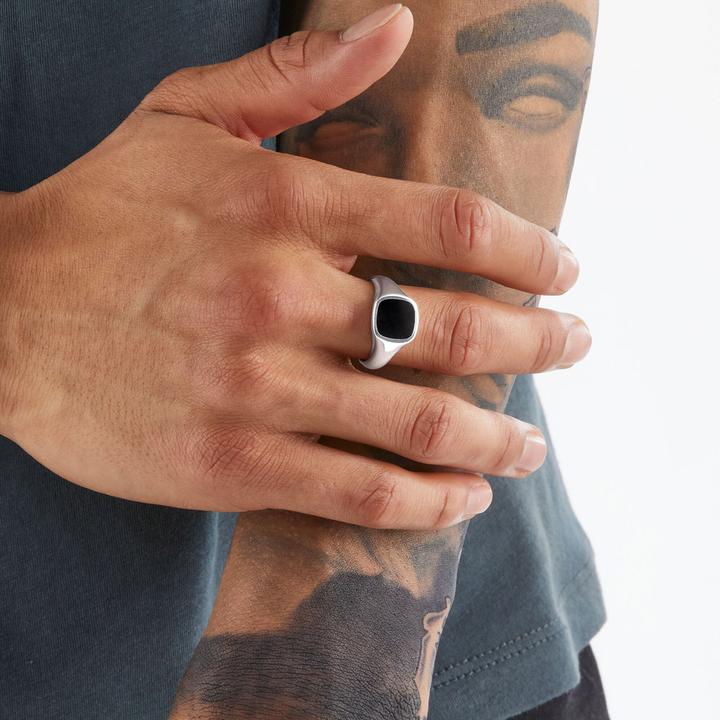 Immagine prodotto Thomas Sabo Anello classico nero (56, 925 Argento)