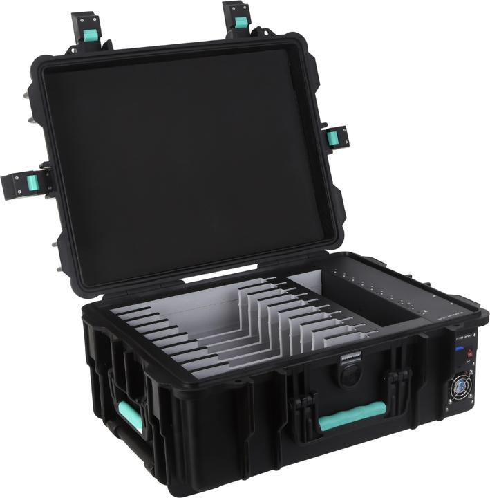Produktbild Deqster KT10C USB-C Tablet-Koffer 2. Gen. für 10 iPads...