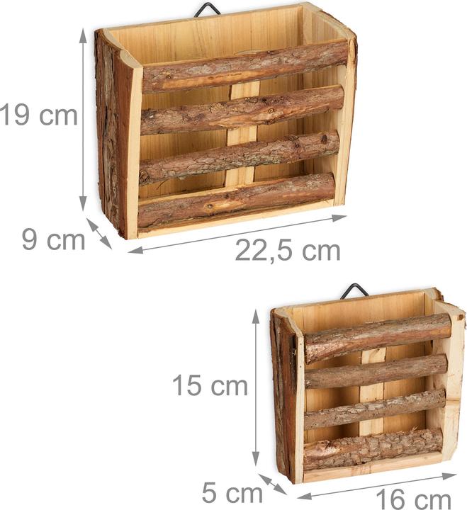 Actual product image Relaxdays 2x hay rack
