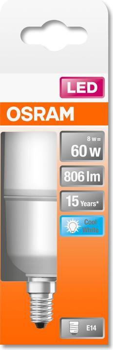 Produktbild Osram Led Star Stick (E14, 60 W, 806 lm, 1 x, F)