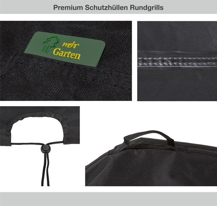 Produktbild Mehr Garten Schutzhülle für Keramikgrill Premium 2.0 Schwarz (Grill)