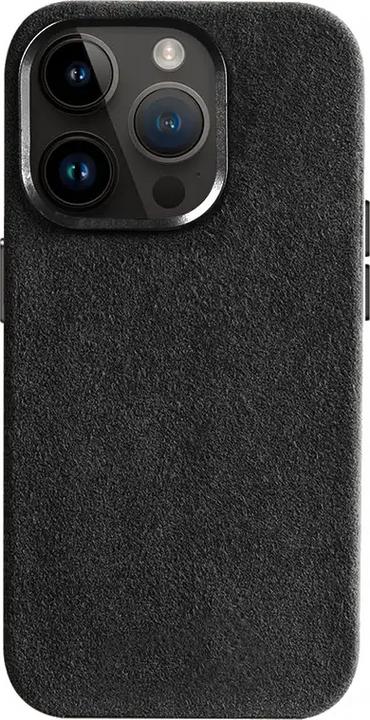 Actual product image cyoo Alcantara cover iPhone 15 Pro black (Apple iPhone 15 Pro)