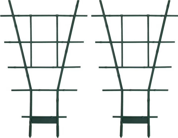 Produktbild ProGarden 2er-Set Fächerspalier Pflanzgitter, grün, 38 x 24 cm (38 cm, 24 cm)