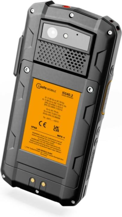 Image du produit I.safe Mobile MOBILE IS540.2 ATEX GSM Ex Zone 2 15.2 cm (6.0 inch) Gorilla Glass 3, Met handschoenen te gebruiken (128 Go, Noir, 6", Double SIM, 0.00 Mpx, 5G)
