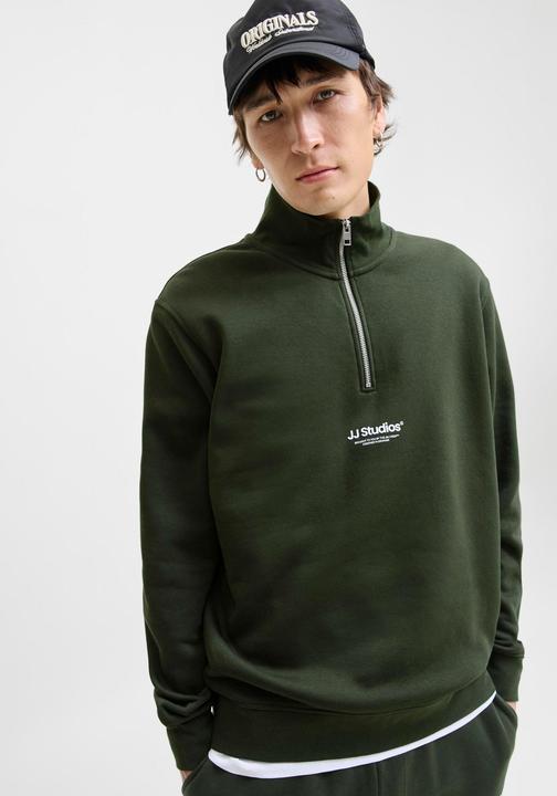 Actual product image Jack & Jones Jjesoho Sweat Quarter Zip Hn Noos (L)