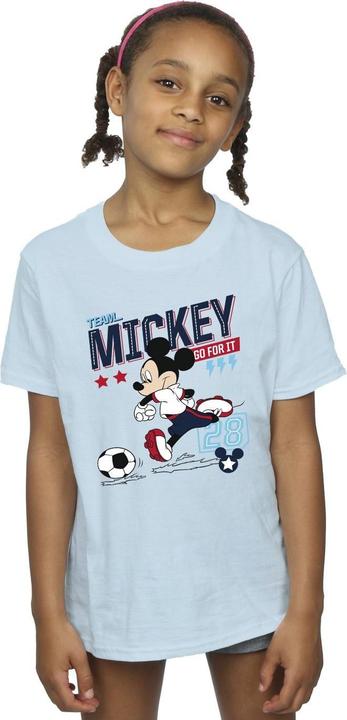 Immagine prodotto Disney Mickey Mouse Team Mickey Football Maglietta Ragazze (128)
