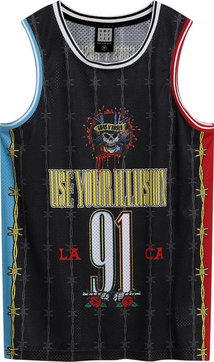 Immagine prodotto Amplified Dust N Bones Maglia da Pallacanestro Guns N Roses Uomo (XL)