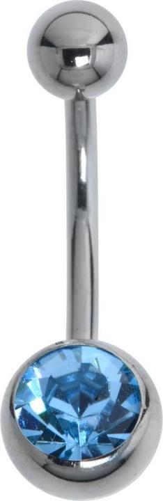 Actual product image Bijouteria Bellypiercing (Titanium, Crystal)