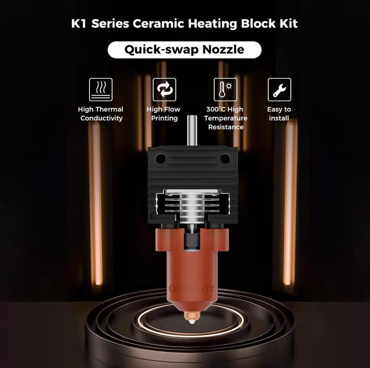 Actual product image Creality Heating element K1 series (Replacement parts)