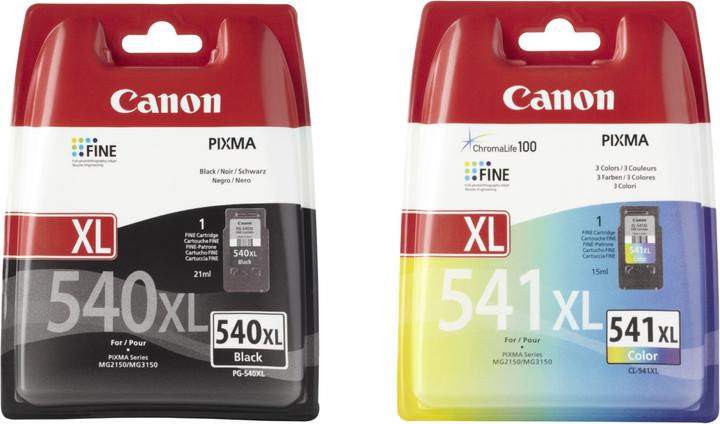 Actual product image Canon PG-540XL/CL-541XL Set of 2