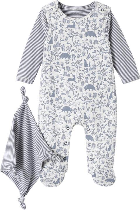 Produktbild Vertbaudet Baby-Set: Strampler, Body & Schmusetuch, Bio-Baumwolle Oeko-Tex (74)