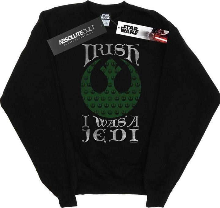 Actual product image Star Wars Mens Irish I Was A Jedi Sweatshirt (M)