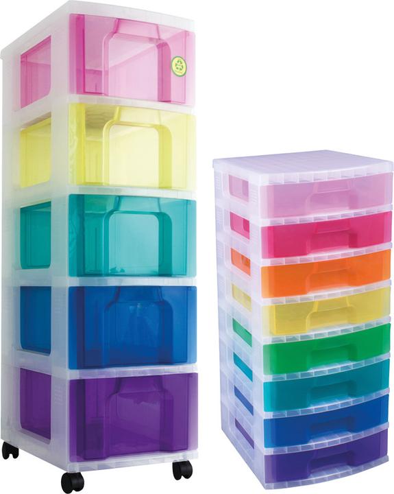 Image du produit Really Useful Box Bloc tiroir Rainbow (30 x 42 x 93 cm)