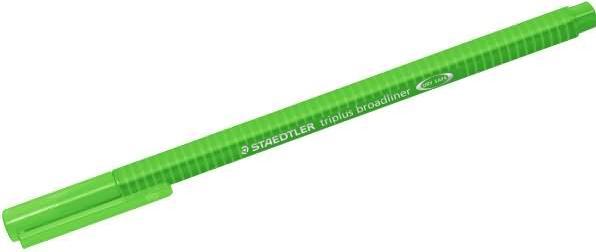 Actual product image Staedtler 338 Broadliner triplus yellow green (Light green, 1 x)