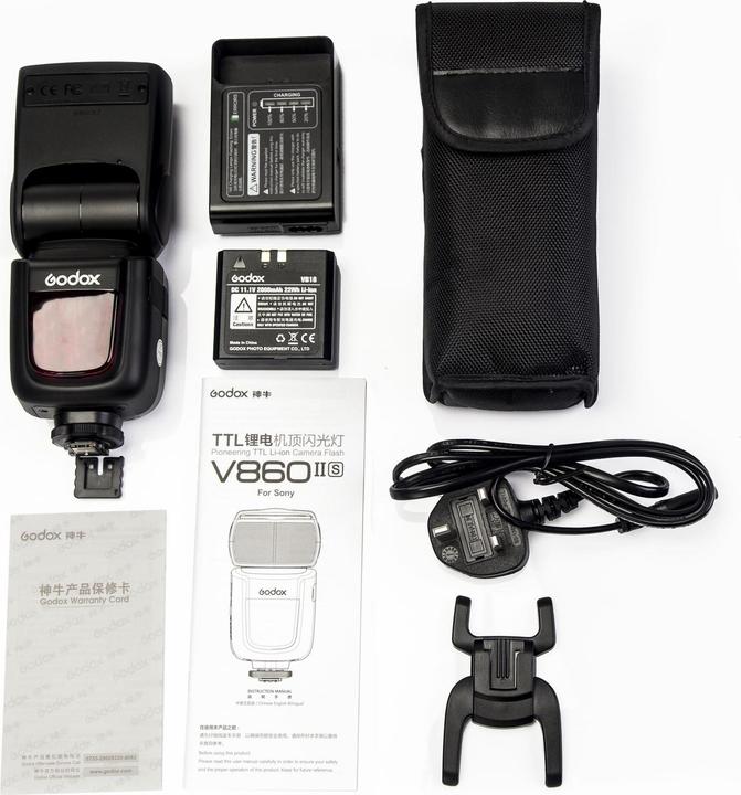 Actual product image Godox V860II Sony (Plug-on flash, Sony)