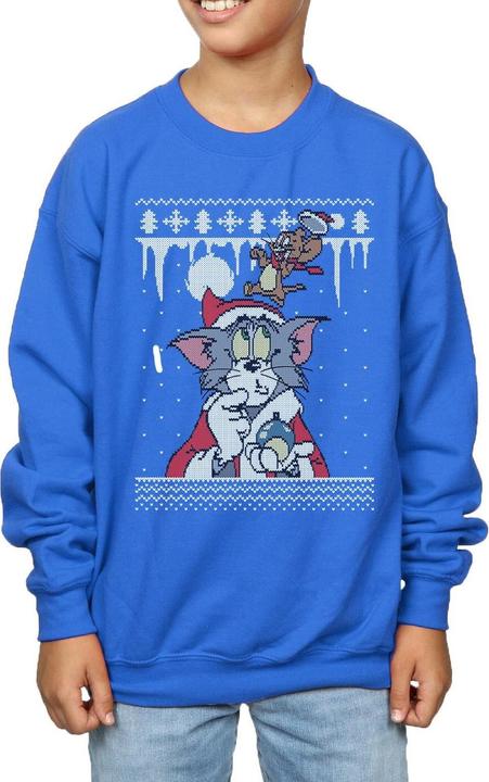 Immagine prodotto Tom & Jerry Christmas Fair Isle Felpa Ragazzi (140, 146)
