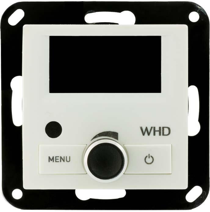 WHD DAB+ flush-mounted radio RC, ws DAB+radio w.55x55mm 113-015-03-001-00 with FB (113015030010000) (DAB+, VHF, DAB)
