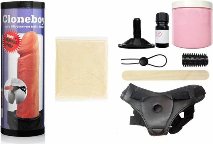 Actual product image Cloneboy Dildo with Harness Impression Set