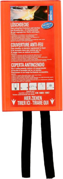Immagine prodotto Unitec Coperta antincendio 100 x 100cm