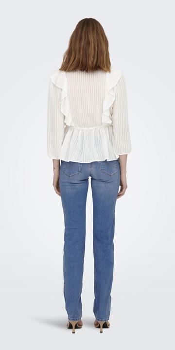 Actual product image Only Wrap-around ruffle top (L)