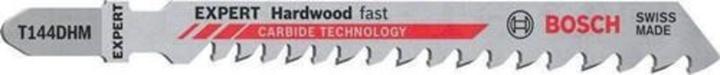 Bosch Professional Zubehör EXPERT 'Hardwood Fast' T 144 DHM Jigsaw blade, 3 pieces