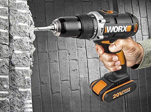 Produktbild Worx Schlagbohrschrauber Set 20V WX372 (Akkubetrieb)