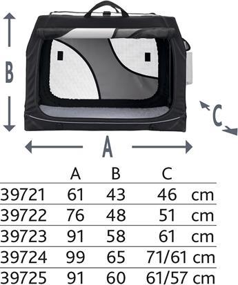 Produktbild Trixie Transportbox Vario 50 (Hund, Waschbar, Faltbar)