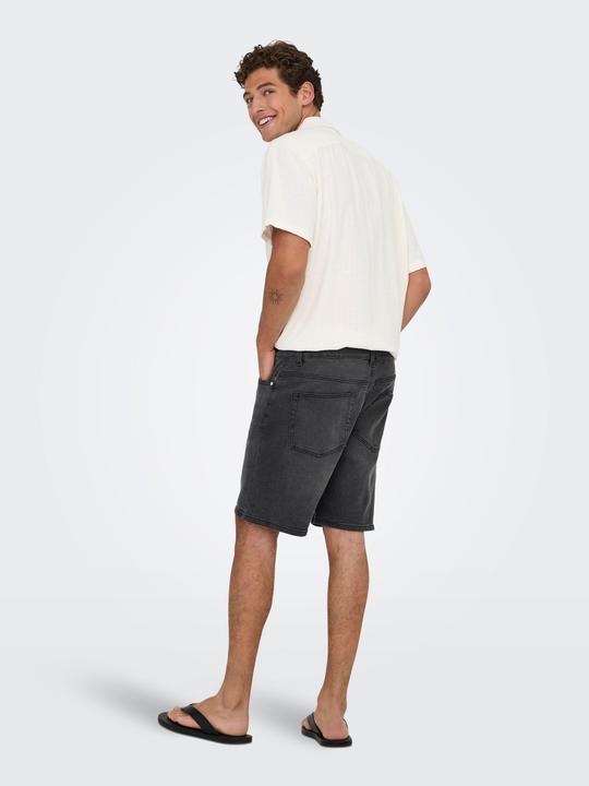 Actual product image Only & Sons ONSWEFT Normal geschnitten Shorts Jeans-Shorts (L)