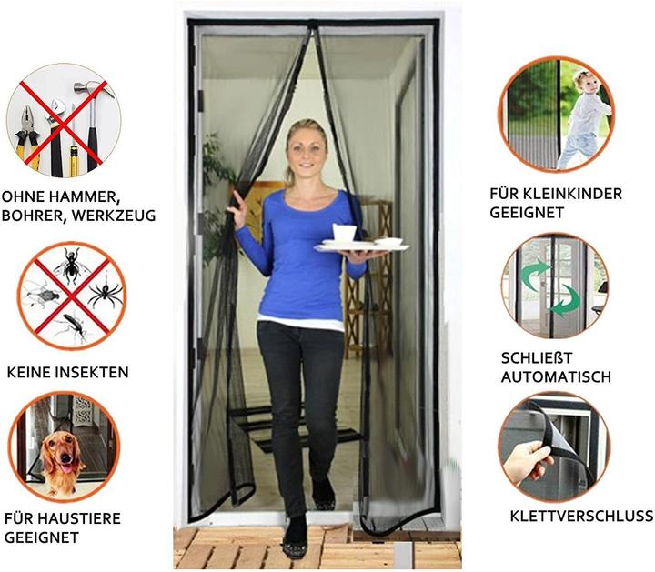 Produktbild Door easy Fliegengitter Tür (140 x 240 cm)