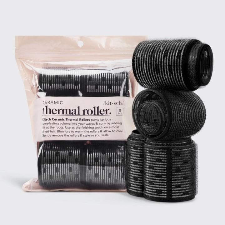 Actual product image Kitsch Ceramic thermal curler set of 8