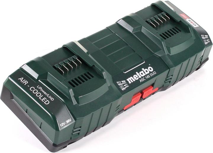 Actual product image Metabo Double quick charger ASC 145 DUO Air Cooled (18 V)
