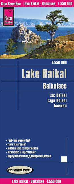 Actual product image Map Lake Baikal 1:550.000 550000