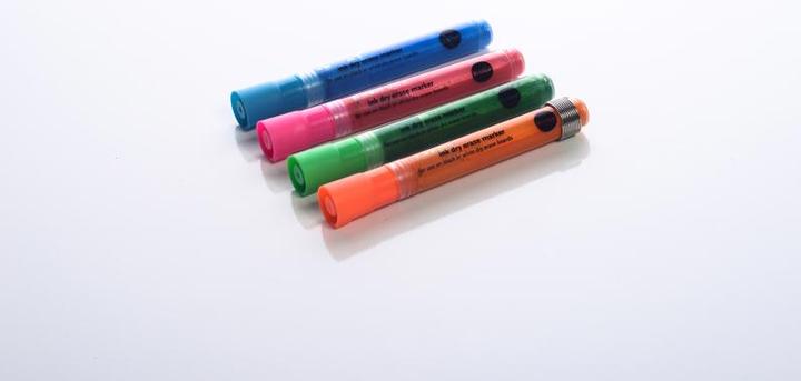 Actual product image Bi-Office Glassboard marker set (Multicoloured, 3.80 mm, 4 x)