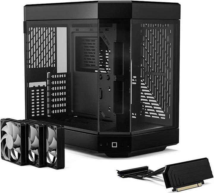 Productafbeelding Hyte Y60 Midi toren - zwart (ATX, mATX, ITX)