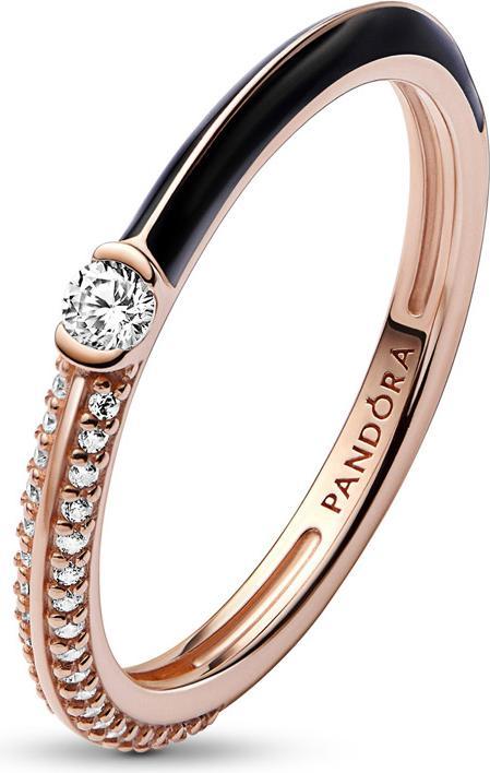 Produktbild Pandora ME Pavé & Schwarz Doppelring (60)
