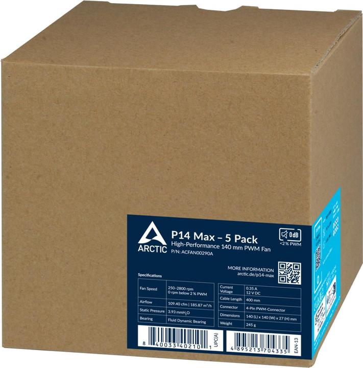 Produktbild Arctic P14 Max (140 mm, 5 x)