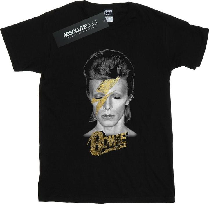 Immagine prodotto David Bowie Aladdin Sane Gold Bolt Maglietta Ragazzi (152, 158)