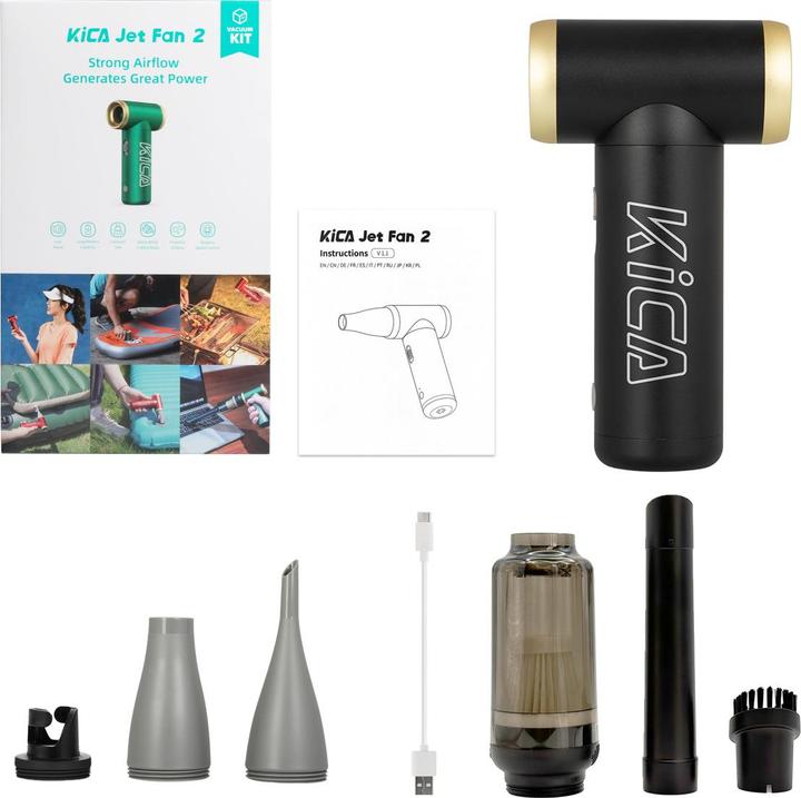 Actual product image Kica Jet Fan 2 Vacuum Kit