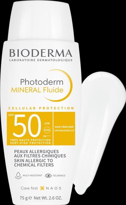 Produktbild Bioderma Photoderm Mineral Fluide SPF50+ (Sonnencreme Gesicht, SPF 50, 105 ml, 150 g)