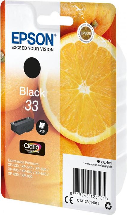Produktbild Epson 33 Claria Premium (BK)