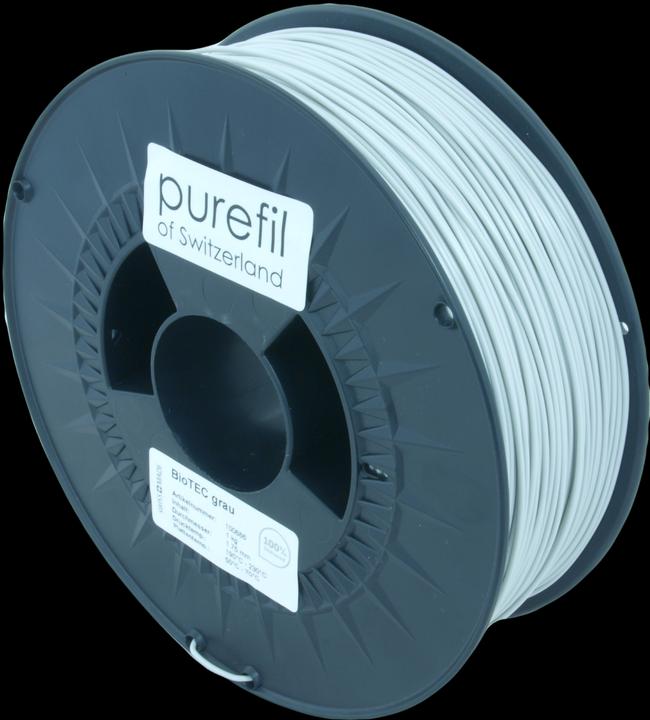 Produktbild Purefil Filament (bioTEC, 1.75 mm, 1000 g, Grau)