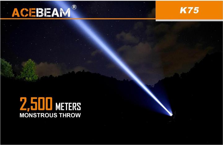 Produktbild AceBeam K75 LED Thrower Suchscheinwerfer 6300 Lumen (25 cm, 6300 lm)