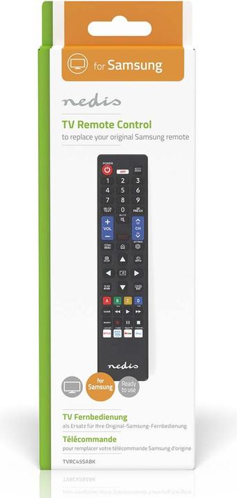 Actual product image Nedis Replacement remote control | Suitable for: Samsung | Pre-programmed | 1 device | Amazon Prime / (Device-specific remote control, Infrared)
