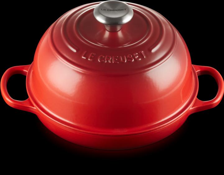 Actual product image Le Creuset Roaster for bread 24cm cherry red (24 cm, Casserole + Stewpot, Cast iron)