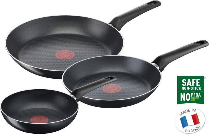 Actual product image Tefal TEF pan set 20/24/28cm (20 cm, Pan set + pot set, Aluminium)