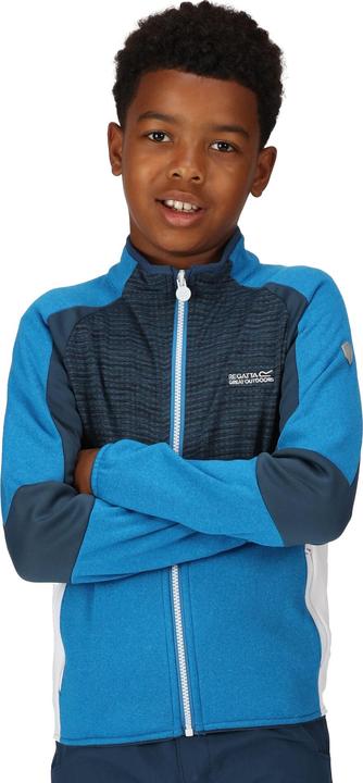 Actual product image Regatta Childrens/Kids Oberon VII Marl Full Zip Fleece Jacket (116)