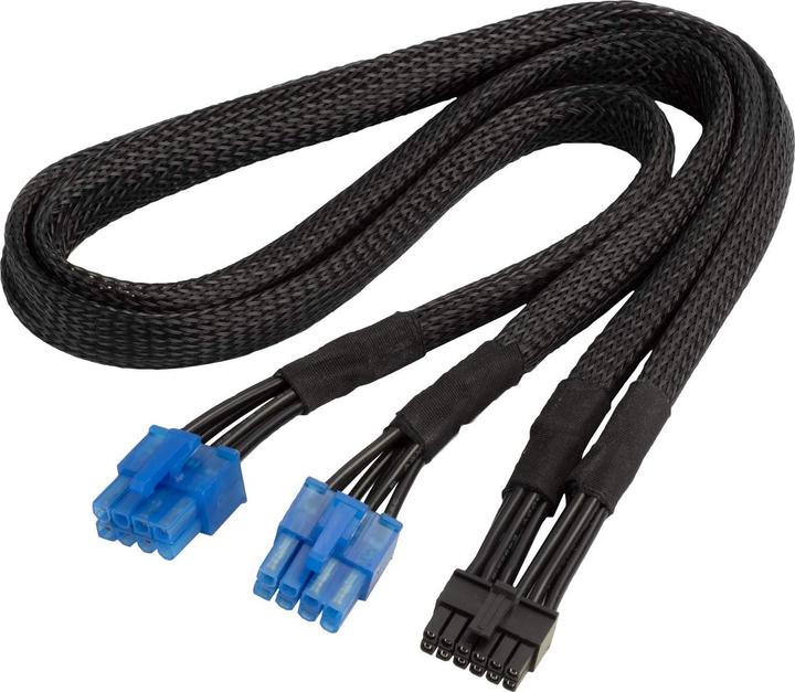 Actual product image Silverstone 2x 8-pin PCIe to 12-pin PCIe GPU cables for modular power supplies