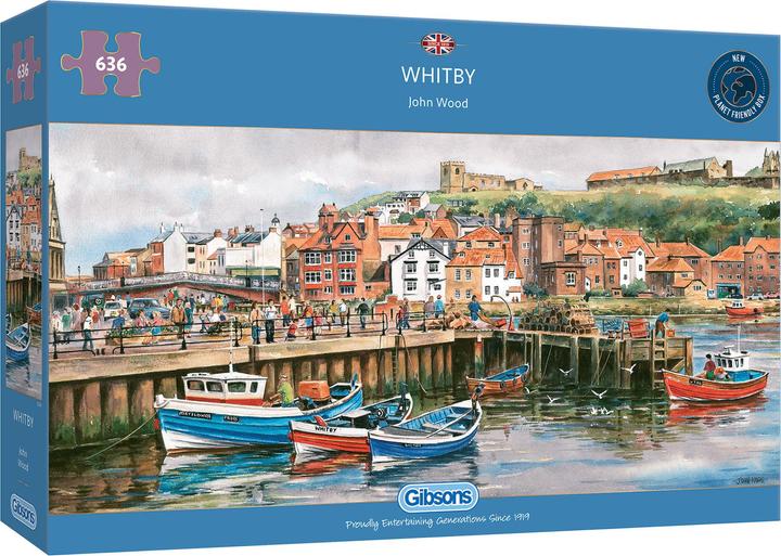 Produktbild Gibsons Panoramapuzzle Whitby, Yorkshire 636 Teile (636 Teile)