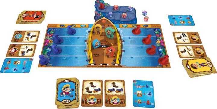 Actual product image Loki Kids 516870 - Kraken Attack!, Board Game, for 1-4 Players, from 7 Years (English)
